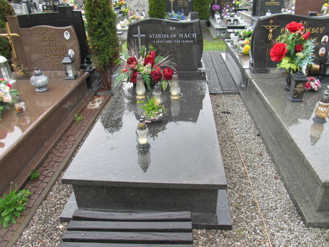 Grób Stanisław Mach